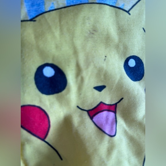 Vintage 90's Pokemon Comforter Blanket Nintendo Pikachu Charmander Eevee Snorlax - Picture 5 of 13